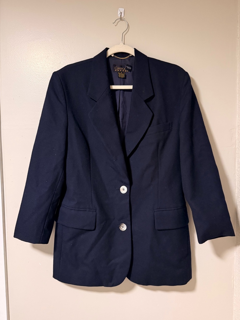 Classic Navy Women's Blazer Jacket by
